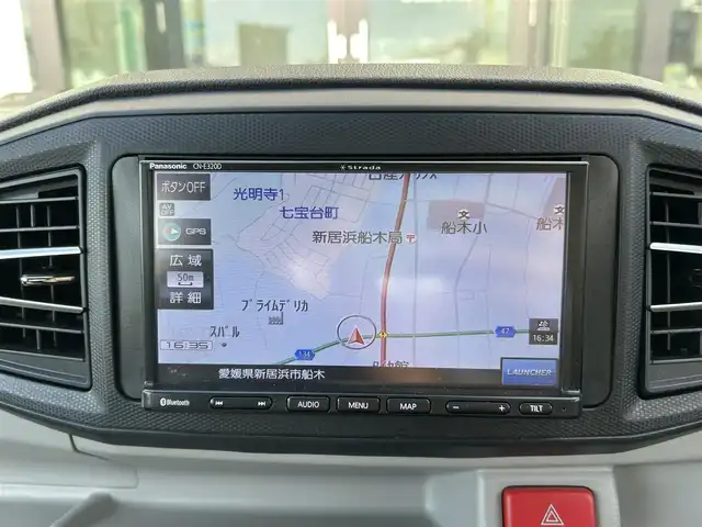 ダイハツ ミラ イース X リミテッド SAⅢ 愛媛県 2020(令2)年 3.4万km ブラックマイカメタリック ナビ（Bluetooth/ワンセグ/CD）/バックカメラ/LEDヘッドライト/横滑り防止装置/盗難防止装置/衝突被害軽減システム/オートマチックハイビーム/コーナーセンサー/アイドリングストップ/純正フロアマット