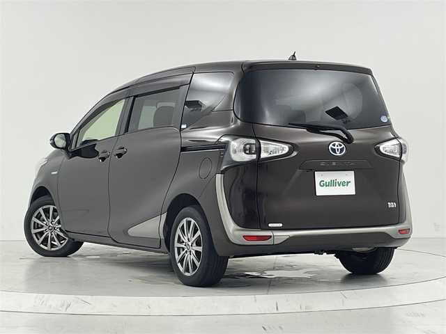 トヨタ シエンタ ハイブリッド G 大阪府 2017(平29)年 4.9万km ヴィンテージブラウンパールクリスタルシャイン 社外メモリナビ/　　CD/DVD/BT/フルセグTV/バックカメラ/両側パワースライドドア/フォグランプ/シートヒーター/社外15インチアルミホイール/スマートキー/ETC