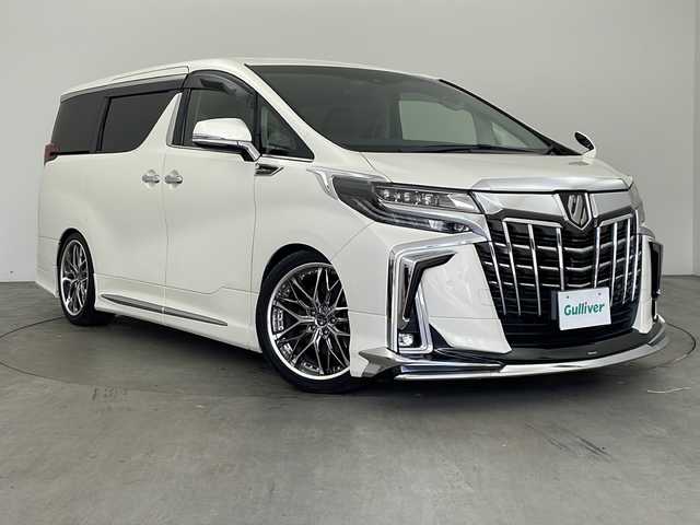 トヨタ アルファード SC 兵庫県 2018(平30)年 4.1万km ラグジュアリーホワイトパールクリスタルシャインガラスフレーク ・ワンオーナー車/・ALPINE11インチナビ/Bluetooth/CD/DVD/SD/TV/・ALPINEリアフリップダウンモニター/・バックカメラ/・モデリスタエアロ/・モデリスタシグネチャーイルミブレード/・革シート/・クレンツェ20インチアルミホイール/・3眼LEDライト/・LEDフォグランプ/・トヨタセーフティセンス/・プリクラッシュセーフティ/・レーントレーシングアシスト（LTA）/・レーダークルーズコントロール/・ロードサインアシスト（RSA）/・オートマチックハイビーム/・クリアランスソナー/・バックソナー/・ドライブスタートコントロール/・VDIM/・先行車発進告知機能（TMN）/・パーキングサポートブレーキ（PKSB）/・RSA/・アイドリングストップ/・ナイノー/・両側パワースライドドア/・パワーバックドア/・デジタルインナーミラー/・ステアリングスイッチ/・ステアリングヒーター/・運転席メモリーシート/・運転席、２列目パワーシート/・前席シートヒーター/・前席ベンチレーション/・フロアマット/・ローダウン/・前後ドライブレコーダー/・エンジンスターター/・ビルドインETC/・社外GPSレーダー/・AC100V電源