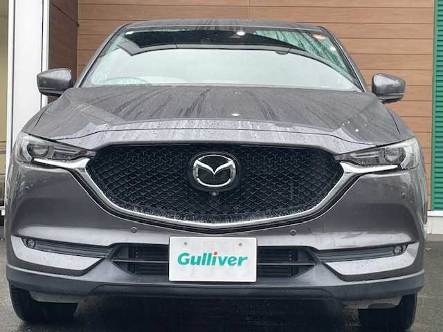 マツダ ＣＸ－５ XD エクスクルーシブモード 静岡県 2019(平31)年 2.7万km マシーングレープレミアムM ワンオーナー/純正SDナビ/バックカメラ/BOSEサウンド/フリップダウンモニター/Apple CarPlay/Android Auto/ステアリングリモコン/ヘッドアップディスプレイ/ハーフレザーシート/前席シートヒーター・エアシート/ステアリングヒーター/レーダークルーズコントロール/アイドリングストップ/パワーバックドア/コーナーセンサー/ステアリングヒーター/保証証/取扱説明書