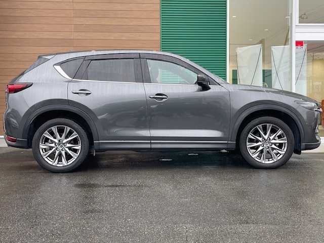 マツダ ＣＸ－５ XD エクスクルーシブモード 静岡県 2019(平31)年 2.7万km マシーングレープレミアムM ワンオーナー/純正SDナビ/バックカメラ/BOSEサウンド/フリップダウンモニター/Apple CarPlay/Android Auto/ステアリングリモコン/ヘッドアップディスプレイ/ハーフレザーシート/前席シートヒーター・エアシート/ステアリングヒーター/レーダークルーズコントロール/アイドリングストップ/パワーバックドア/コーナーセンサー/ステアリングヒーター/保証証/取扱説明書