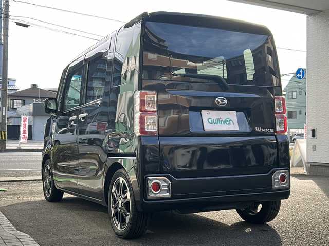 ダイハツ ウェイク G ターボ SA Ⅱ 高知県 2016(平28)年 4.5万km ブラックマイカメタリック 純正ナビ/・Bluetooth/・CD/DVD/フリップダウンモニター/両側電動スライド/バックモニター/スマートアシスト２/ETC/LEDヘッドライト/プッシュスタート