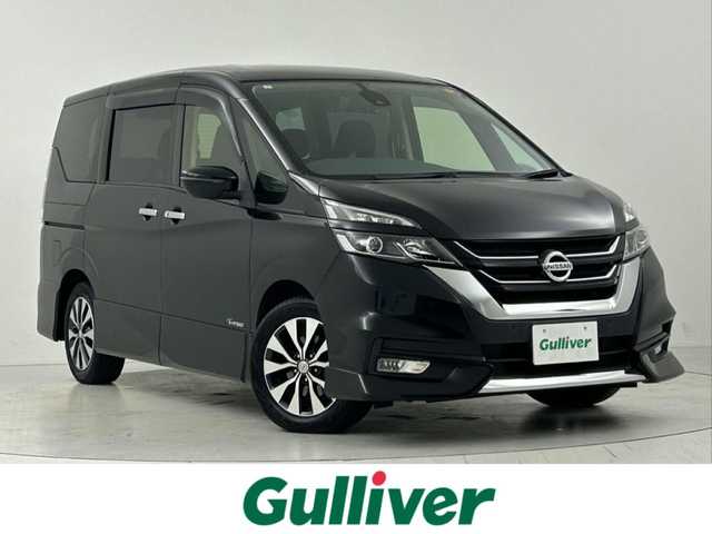 日産 セレナ ハイウェイスター G プロパイロットED 大阪府 2017(平29)年 3万km ダイヤモンドブラック プロパイロット　/純正９インチワイドナビ　/フリップダウンモニター　/両側パワスラ　/クルコン　/ＬＥＤオートライト　/フォグランプ　/純正１６インチＡＷ　/ソナー　/スマートキー　/ＥＴＣ　/アイドリングストップ