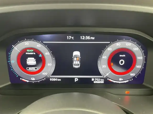 日産 エクストレイル X e－4ORCE 富山県 2023(令5)年 1万km ブリリアントホワイトパール/スーパーブラック 2トーン 純正12.3型ナビ（AM/FM/BT/USB/フルセグ）/全方位カメラ/ETC/デジタルインナーミラー/レザーシート/D/N席パワーシート/D席メモリシート/シートヒーター/ハンドルヒーター/ブラインドスポットモニター/衝突被害軽減システム/レーダークルーズコントロール/レーンキープアシスト/コーナーセンサー/横滑り防止装置/アイドリングストップ/純正アルミホイール/社外フロアマット/オートLEDライト/オートマチックハイビーム/オートホールド付電子パーキング/スマートキー