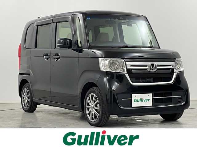 ホンダ Ｎ ＢＯＸ L 道央・札幌 2021(令3)年 0.4万km クリスタルブラックパール ・4WD  / ホンダセンシング/・衝突軽減ブレーキ（CMBS）/・レーダークルーズコントロール/・純正Gathersメモリナビ/（CD/DVD/SD/BT/フルセグTV）/・片側パワースライドドア/・バックカメラ/・LEDライト/オートハイビーム/・プッシュスタート/スマートキー/・ドライブレコーダー（前後）/ETC/・冬タイヤスチールホイール付き積込み/・横滑り防止装置/・盗難防止装置
