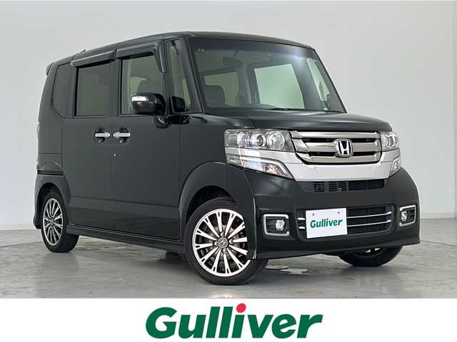 ホンダ Ｎ ＢＯＸ カスタム G ターボ Lパッケージ 宮城県 2016(平28)年 5.7万km クリスタルブラックパール クルーズコントロール/純正7型ナビ/CD.DVD.BT.SD.USB/フルセグTV/バックカメラ/両側パワースライドドア/革巻ステアリング/ステアリングスイッチ/パドルシフト/ハーフレザーシート/ビルトインＥＴＣ/ドライブレコーダーF.R/キセノンヘッドライト/フォグランプ/純正15インチAW/純正フロアマッド/プッシュスタート/スマートキー/電動格納ミラー/ドアバイザー/横滑り防止機能