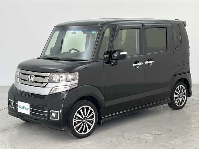 ホンダ Ｎ ＢＯＸ カスタム G ターボ Lパッケージ 宮城県 2016(平28)年 5.7万km クリスタルブラックパール クルーズコントロール/純正7型ナビ/CD.DVD.BT.SD.USB/フルセグTV/バックカメラ/両側パワースライドドア/革巻ステアリング/ステアリングスイッチ/パドルシフト/ハーフレザーシート/ビルトインＥＴＣ/ドライブレコーダーF.R/キセノンヘッドライト/フォグランプ/純正15インチAW/純正フロアマッド/プッシュスタート/スマートキー/電動格納ミラー/ドアバイザー/横滑り防止機能