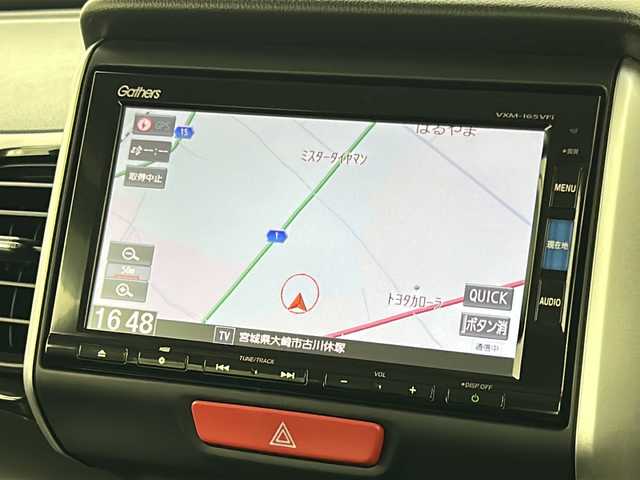 ホンダ Ｎ ＢＯＸ カスタム G ターボ Lパッケージ 宮城県 2016(平28)年 5.7万km クリスタルブラックパール クルーズコントロール/純正7型ナビ/CD.DVD.BT.SD.USB/フルセグTV/バックカメラ/両側パワースライドドア/革巻ステアリング/ステアリングスイッチ/パドルシフト/ハーフレザーシート/ビルトインＥＴＣ/ドライブレコーダーF.R/キセノンヘッドライト/フォグランプ/純正15インチAW/純正フロアマッド/プッシュスタート/スマートキー/電動格納ミラー/ドアバイザー/横滑り防止機能
