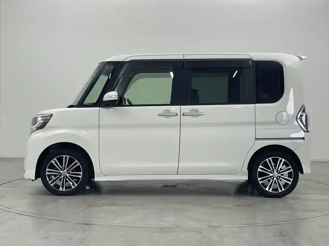ダイハツ タント カスタム RS トップED SAⅡ 群馬県 2016(平28)年 5.9万km パールホワイトⅢ ナビ　バックカメラ　両側電動スライドドア　ＥＴＣ　ドラレコ　衝突被害軽減ブレーキ　レーンアシスト　ハーフレザーシート 革巻きステアリング　ＬＥＤヘッドライト フォグ オートライト　スマートキー 禁煙車