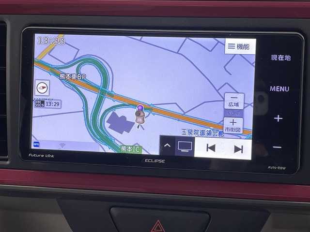 トヨタ パッソ モーダ 熊本県 2018(平30)年 5万km ファイアークォーツレッドM ワンオーナー　/社外ナビAVN-R8W（ＣＤ・ＤＶＤ・フルセグ・ＢＴ・ＳＤ・ＵＳＢ）/アイドリングストップ　/横滑り防止　/社外フロアマット　/ＬＥＤヘッドライト　/パワーステアリング　/パワーウインドウ