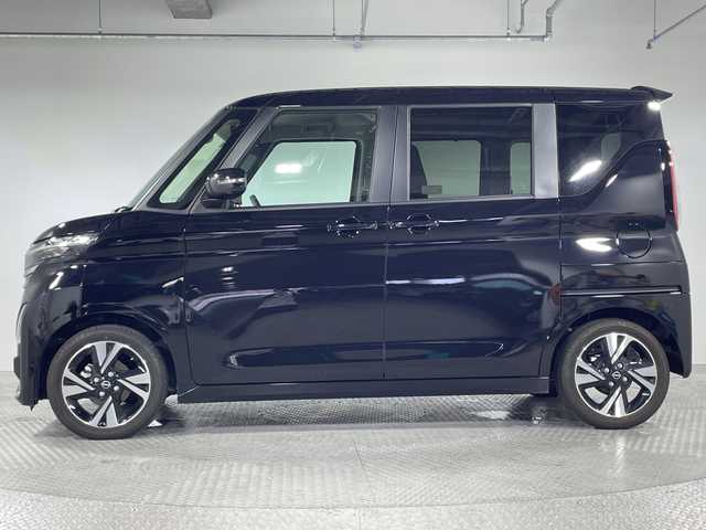 日産 ルークス 神奈川県 2024(令6)年 0.5万km 黒 純正９型ナビゲーション/片側電動スライドドア/android auto/apple car　play/Bluetooth/AM/FM/HDMI/USB/バックカメラ/インテリジェントアラウンドビューモニター/インテリジェントルームミラー/前後クリアランスソナー/LEDヘッドライト/LEDフォグランプ/オートライト/オートマチックハイビーム/純正15インチアルミホイール/スマートキー/スペアキー