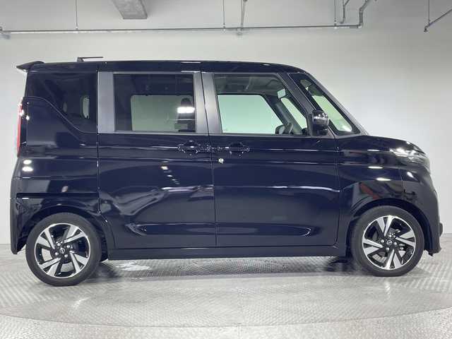 日産 ルークス 神奈川県 2024(令6)年 0.5万km 黒 純正９型ナビゲーション/片側電動スライドドア/android auto/apple car　play/Bluetooth/AM/FM/HDMI/USB/バックカメラ/インテリジェントアラウンドビューモニター/インテリジェントルームミラー/前後クリアランスソナー/LEDヘッドライト/LEDフォグランプ/オートライト/オートマチックハイビーム/純正15インチアルミホイール/スマートキー/スペアキー