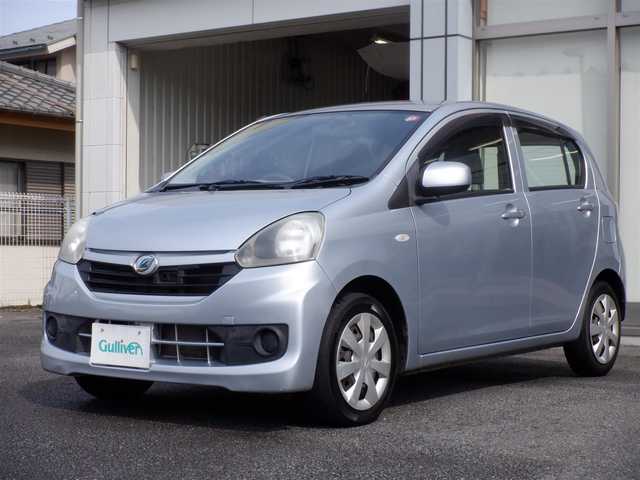 ダイハツ ミラ イース L スマートセレクションSA 静岡県 2014(平26)年 6.9万km ブライトシルバーメタリック  スマートアシスト/ 純正CDオーディオ/ リモコンキー/ 前方ドライブレコーダー/ ヘッドライトレベライザー/ フロアマット/ ドアバイザー