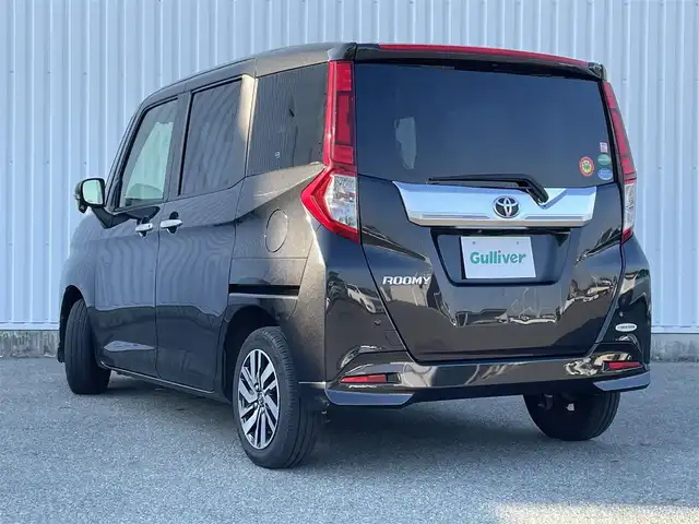 トヨタ ルーミー カスタムG S 福岡県 2017(平29)年 4.5万km ブラックマイカメタリック ・スマートアシスト　/・両側パワースライドドア　/・純正ナビ　/・フルセグＴＶ　/・バックモニター　/・ＬＥＤヘッドライト　/・ＥＴＣ　/・スマートキー／プッシュスタート　/・電格ミラー /・クルーズコントロール /・純正14インチアルミ