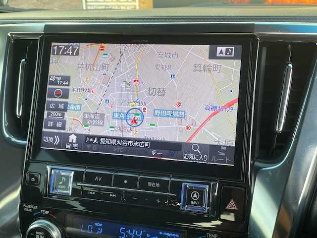 トヨタ アルファード S Cパッケージ 愛知県 2018(平30)年 4.6万km スパークリングブラックパールクリスタルシャイン 衝突軽減ブレーキ　/レーンキープアシスト/レーダークルーズコントロール　/レザーシート　/シートベンチレーション　/モデリスタエアロ　/１１インチナビ　/フルセグＴＶ　/バックカメラ　/ＥＴＣ　/両側電動スライドドア　/フリップダウンモニター/プッシュスタート/スマートキー