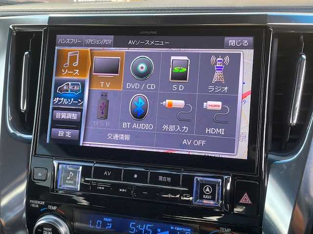 トヨタ アルファード S Cパッケージ 愛知県 2018(平30)年 4.6万km スパークリングブラックパールクリスタルシャイン 衝突軽減ブレーキ　/レーンキープアシスト/レーダークルーズコントロール　/レザーシート　/シートベンチレーション　/モデリスタエアロ　/１１インチナビ　/フルセグＴＶ　/バックカメラ　/ＥＴＣ　/両側電動スライドドア　/フリップダウンモニター/プッシュスタート/スマートキー