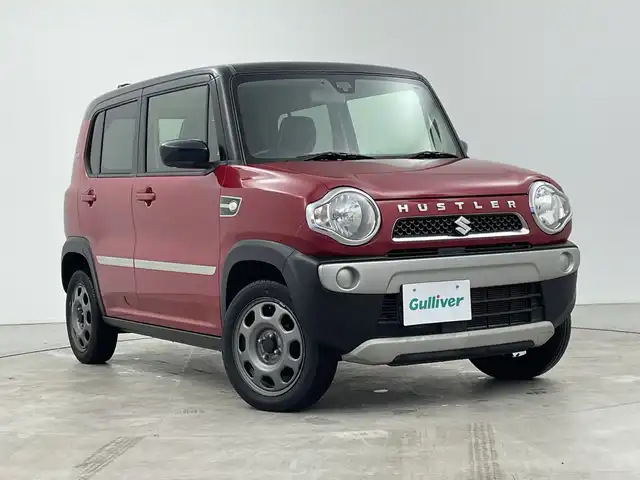 スズキ ハスラー G 三重県 2014(平26)年 5.5万km フェニックスレッドパール/ブルーイッシュブラックパール /禁煙車//社外メモリーナビ AVIC-RZ09　//Ｄ席シートヒーター//衝突軽減ブレーキ　//純正ビルトインＥＴＣ　//オートエアコン　//スマートキー　//プッシュスタート　//横滑り防止装置　//アイドリングストップ　//ベンチシート　//Ｂｌｕｅｔｏｏｔｈ