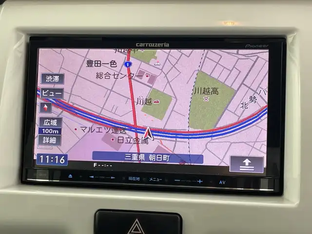 スズキ ハスラー G 三重県 2014(平26)年 5.5万km フェニックスレッドパール/ブルーイッシュブラックパール /禁煙車//社外メモリーナビ AVIC-RZ09　//Ｄ席シートヒーター//衝突軽減ブレーキ　//純正ビルトインＥＴＣ　//オートエアコン　//スマートキー　//プッシュスタート　//横滑り防止装置　//アイドリングストップ　//ベンチシート　//Ｂｌｕｅｔｏｏｔｈ