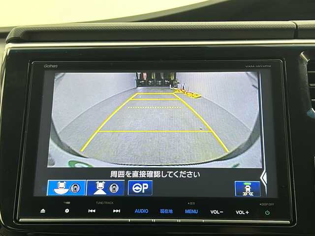 ホンダ ステップワゴン スパーダ ハイブリッド G EX ホンダセンシング 大阪府 2017(平29)年 5.7万km プレミアムスパークルブラックパール 純正9インチインターナビ/・フルセグTV/・Bluetooth/・CD/DVD/・FM/AM/・HDMI/社外後席フリップダウンモニター/ホンダセンシング/衝突軽減ブレーキ/誤発進抑制装置/後方誤発進抑制機能/路外逸脱抑制機能/アダプティブクルーズコントロール/車線維持支援システム/先行車発進お知らせ機能/オートハイビーム/パーキングセンサー/パーキングアシスト/両側パワースライドドア/ハーフレザーシート/シートヒーター/シートバックテーブル/ロールサンシェード/LEDヘッドライト/スマートキー