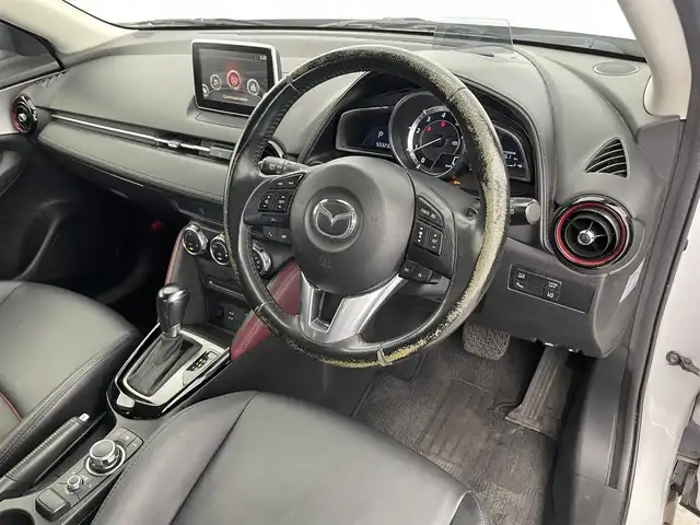 マツダ ＣＸ－３ XD ツーリング 富山県 2015(平27)年 6万km セラミックM 純正ナビ（AM/FM/CD/DVD/AUX/USB/BT）/フルセグTV/バックカメラ/ヘッドアップディスプレイ/セーフティクルーズパッケージ/車線逸脱警告/レーダークルーズコントロール/スマートブレーキサポート/ブラインドスポットアシスト/リアトラフィックアラート/ハイビームアシスト/LEDヘッドライト/ETC/ドライブレコーダー/パドルシフト/ハーフレザーシート/純正１８インチAW/スマートキー×２/プッシュスタート/アイドリングストップ/純正フロアマット