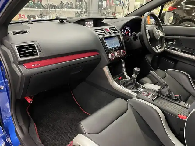 スバル ＷＲＸ ＳＴＩ S207 千葉県 2016(平28)年 4.8万km WRブルーパール 400台限定車/オリジナル車両/純正BBS18インチAW/純正ブレンボ/純正レカロレザーシート/前席シートヒーター/カロッツェリアナビ/フルセグTV/ドライブレコーダー/ETC