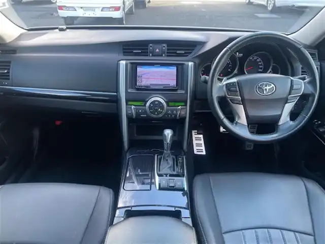 トヨタ マークＸ 250G Sパッケージ 埼玉県 2012(平24)年 7.6万km ホワイトパールクリスタルシャイン (株)IDOMが運営する【じしゃロン鳩ヶ谷店】の自社ローン専用車両になりますこちらは現金またはオートローンご利用時の価格です。自社ローンご希望の方は別途その旨お申付け下さい/柿本マフラー　/ＳＤナビ　/ＣＤ／ＤＶＤ／ＳＤ再生　/Ｂｌｕｅｔｏｏｔｈ／ＡＵＸ／ＵＳＢ接続　/ビルトインＥＴＣ　/パワーシート　/ローダウン　/社外１７インチアルミホイール　/盗難防止装置
