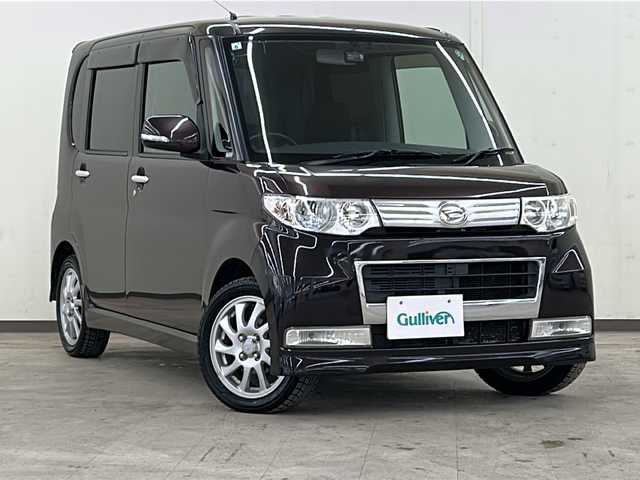 ダイハツ タント カスタム RS 道央・札幌 2009(平21)年 11.7万km ミスティックレッドクリスタルメタリック /4WD//社外製メモリナビ//社外製フルセグテレビ//ドライブレコーダー//ETC//片側パワースライドドア//ベンチシート//純正AW//社外製AWサマータイヤ付き//ドアバイザー