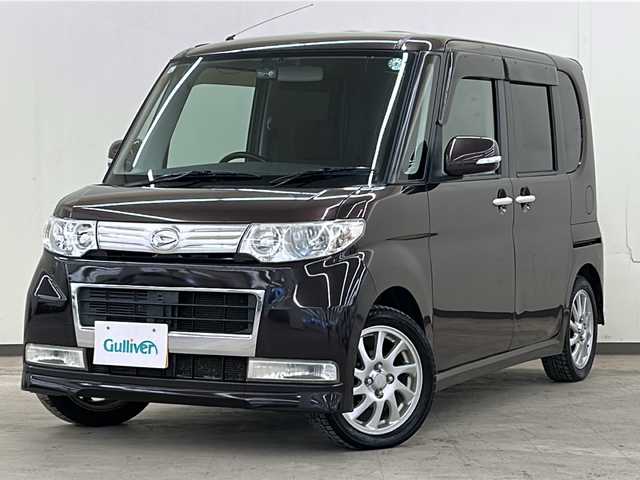 ダイハツ タント カスタム RS 道央・札幌 2009(平21)年 11.7万km ミスティックレッドクリスタルメタリック /4WD//社外製メモリナビ//社外製フルセグテレビ//ドライブレコーダー//ETC//片側パワースライドドア//ベンチシート//純正AW//社外製AWサマータイヤ付き//ドアバイザー