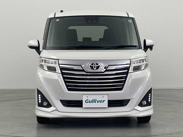 トヨタ ルーミー カスタムG 群馬県 2019(平31)年 5.9万km パールホワイトⅢ 純正９型ナビ　バックカメラ　両側電動スライドドア　クルーズコントロール　衝突被害軽減ブレーキ　ＬＥＤヘッドライト・フォグ　オートマチックハイビーム　ビルトインＥＴＣ　ドラレコ　スマートキー　禁煙