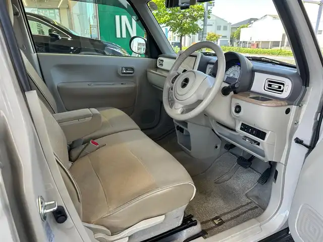 スズキ ラパン X 茨城県 2020(令2)年 5万km フォーンベージュメタリック/ホワイト2トーンルーフ ワンオーナー/純正SDナビ(AVIC-RLS901II)/ 【フルセグ/Bluetooth/CD/DVD/AM/FM】/バックガイドカメラ/全方位モニター/ETC/前席シートヒーター/純正HIDヘッドライト/オートライト/前後ドライブレコーダー/純正14インチアルミホイール/ステアリングスイッチ/コーナーセンサー/電動格納ミラー/取扱説明書/新車時保証書