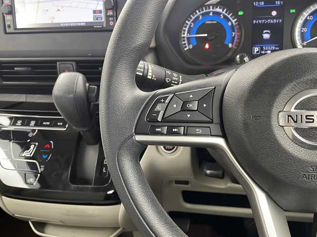 日産 ルークス X 栃木県 2020(令2)年 5.4万km フローズンバニラパール/アッシュブラウンM 純正メモリーナビ/　Bluetooth/フルセグTV/CD/SD/FM/AM/インテリジェントアラウンドビューモニター/インテリジェントエマージェンシーブレーキ/踏み間違い衝突防止アシスト/車線逸脱防止支援/先行車発進お知らせ/ふらつき警報/フロント&バックソナー/ハイビームアシスト/両側パワースライドドア/ETC/ハロゲンヘッドライト/ドアバイザー/純正フロアマット(ゴムタイプ)/スマートキー×1本
