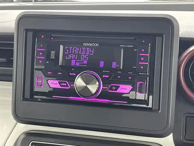 スズキ スペーシア HYBRID G 福島県 2019(令1)年 3.1万km シルキーシルバーメタリック 衝突軽減ブレーキ/・レーンキープアシスト/・オートマチックハイビーム/社外オーディオ/・CD/AM/FM/アイドリングストップ/コーナーセンサー/両側スライドドア/プッシュスタート/・スマートキー/オートライト/・ヘッドライトレベライザー/純正フロアマット