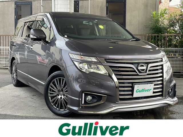 日産 エルグランド 250HWS プレミアム アーバンクロム 京都府 2018(平30)年 8.6万km メタルグレー 純正HDDナビ/アラウンドビューモニター/ベンチレーション/メモリーパワーシート/クルーズコントロール/ドライブレコーダー（GPS　FullHD）/両側パワースライドドア/コーナーセンサー/フォグライト/ウィンカーミラー/スマートキー/オットマン/ETCビルトイン/LEDライト