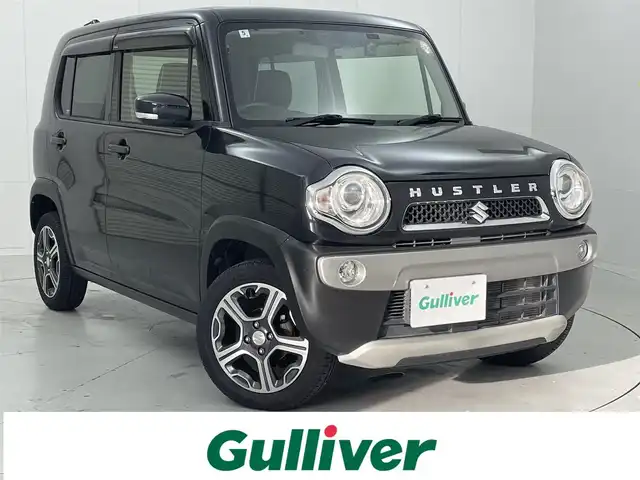 スズキ ハスラー X 茨城県 2018(平30)年 3.3万km ブルーイッシュブラックパール3 社外ナビ/バックカメラ/フルセグ/衝突被害軽減ブレーキ/車線逸脱抑制装置/ETC/ドラレコ/シートヒーター/純正15インチAW/スマートキー