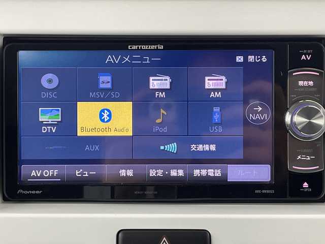 スズキ ハスラー X 大阪府 2018(平30)年 3.3万km ブルーイッシュブラックパール3 デュアルカメラブレーキサポート/社外メモリナビ/　　CD/DVD/BT/USB/フルセグTV/バックカメラ/HIDオートライト/フォグランプ/シートヒーター/純正15インチアルミホイール/誤発進抑制機能/車線逸脱警報機能/アイドリングストップ/スマートキー/ビルトインETC