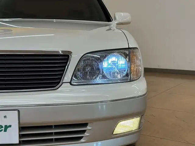 トヨタ セルシオ Bタイプ 群馬県 1998(平10)年 7.3万km ホワイトパールマイカ 記録簿【H10/H13、H15、H16、H17、H19、H21、H23、H25、H27、H29、R1、R3、R5/サンルーフ/黒革シート/クルーズコントロール/DVD純正ナビ/　　アナログ/　　TV/FM/AM/CD/MD/TAPE/HIDオートライト/純正16インチAW/前席パワーシート/シートヒーター/横滑り防止機能/AAC/ETC