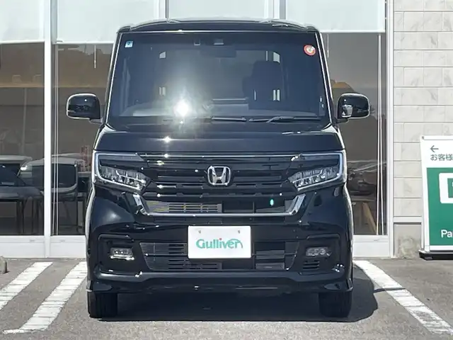 ホンダ Ｎ ＢＯＸ カスタム L スタイル+ブラック 宮崎県 2022(令4)年 0.9万km クリスタルブラックパール ワンオーナー/純正SDナビ/（ CD/DVD/AM/FM/BT/USB)/フルセグTV/バックカメラ/ステアリングスイッチ/レーダークルーズコントロール/両側パワースライドドア/クリアランスソナー/横滑り防止機能/車線逸脱警報機能/衝突防止機能/D席/N席シートヒーター/ビルトインETC