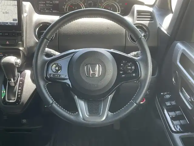 ホンダ Ｎ ＢＯＸ カスタム L スタイル+ブラック 宮崎県 2022(令4)年 0.9万km クリスタルブラックパール ワンオーナー/純正SDナビ/（ CD/DVD/AM/FM/BT/USB)/フルセグTV/バックカメラ/ステアリングスイッチ/レーダークルーズコントロール/両側パワースライドドア/クリアランスソナー/横滑り防止機能/車線逸脱警報機能/衝突防止機能/D席/N席シートヒーター/ビルトインETC