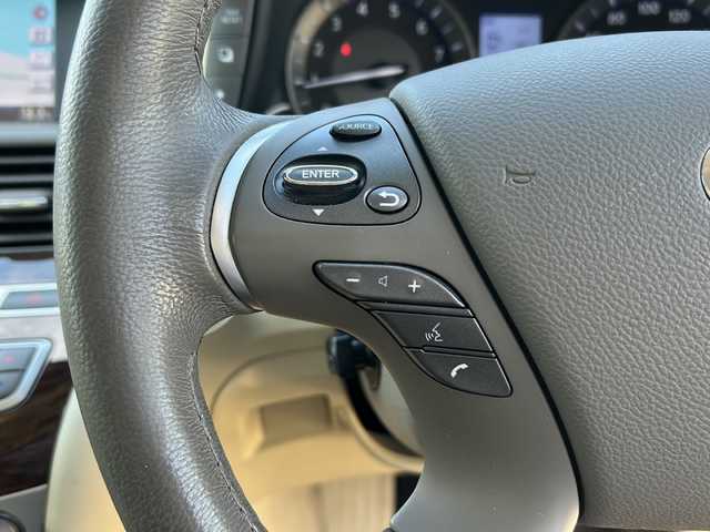 日産 フーガ 370GT FOUR 秋田県 2015(平27)年 6.1万km ダークブルー 純正メモリナビ/純正BT、CD、DVD、フルセグTV/純正18インチAW/全方位カメラ/前後コーナーセンサー/D＋N席パワーシート/ETC/スペアキー/４WD/取説、保証書