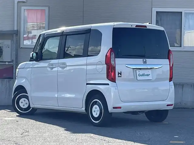 ホンダ Ｎ ＢＯＸ G L ホンダセンシング 青森県 2019(令1)年 2.7万km プラチナホワイトパール ワンオーナー/４WD/純正Gathersナビ/(AM/FM/CD/DVD/フルセグ/Bluetooth/USB)/純正エンジンスターター/モデューロAW夏タイヤ/クルーズコントロール/レーンアシスト/衝突軽減システム/片側パワースライドドア/バックカメラ/社外ドライブレコーダー/シートヒーター/LEDヘッドライト/スペアキー/純正ホイールキャップ冬タイヤ車載/取扱説明書/保証書