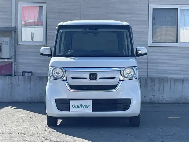 ホンダ Ｎ ＢＯＸ G L ホンダセンシング 青森県 2019(令1)年 2.7万km プラチナホワイトパール ワンオーナー/４WD/純正Gathersナビ/(AM/FM/CD/DVD/フルセグ/Bluetooth/USB)/純正エンジンスターター/モデューロAW夏タイヤ/クルーズコントロール/レーンアシスト/衝突軽減システム/片側パワースライドドア/バックカメラ/社外ドライブレコーダー/シートヒーター/LEDヘッドライト/スペアキー/純正ホイールキャップ冬タイヤ車載/取扱説明書/保証書