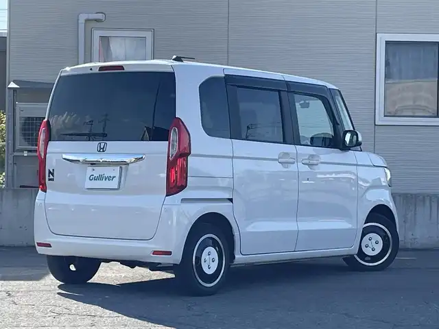 ホンダ Ｎ ＢＯＸ G L ホンダセンシング 青森県 2019(令1)年 2.7万km プラチナホワイトパール ワンオーナー/４WD/純正Gathersナビ/(AM/FM/CD/DVD/フルセグ/Bluetooth/USB)/純正エンジンスターター/モデューロAW夏タイヤ/クルーズコントロール/レーンアシスト/衝突軽減システム/片側パワースライドドア/バックカメラ/社外ドライブレコーダー/シートヒーター/LEDヘッドライト/スペアキー/純正ホイールキャップ冬タイヤ車載/取扱説明書/保証書