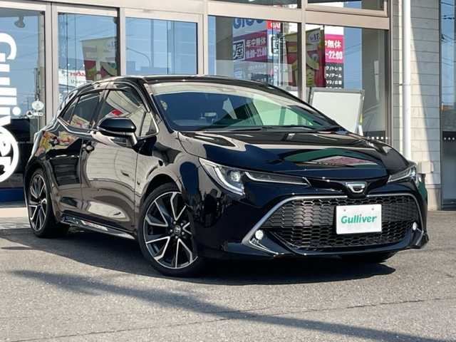 トヨタ カローラ スポーツ G Z 青森県 2019(平31)年 7.6万km アティチュードブラックマイカ 社外ナビ(AVIC-RW802)/DTV/Bluetooth AUDIO/FM/AM/ワンオーナー/MT車/寒冷地仕様/オートマチックハイビーム/ETC/スタッドレスタイヤ(195/65/15)/クルーズコントロール/プッシュスタート/スマートキー/取扱説明書/保証書/記録簿