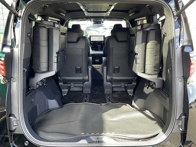 トヨタ アルファードハイブリット Z 茨城県 2025(令7)年 0.1万km ブラック 左右独立ムーンルーフ/純正１４インチナビ/パノラミックビューモニター/デジタルインナーミラー/ＥＴＣ/レザーシート/シートヒーター/エアシート/両側パワースライドドア/パワーバックドア/スマートキー/プッシュスタート/プリクラッシュセーフティ/リアクロストラフィックアラート/ロードサインアシスト/ブラインドスポットモニター/レーンキープアシスト/後方車両接近告知/プロアクティブドライビングアシスト/パーキングサポートブレーキ/リアカメラディテクション/ワンオーナー/安心降車アシスト/周辺車両接近時サポート/クリアランスソナー/１００Ｖ充電/クルーズコントロール