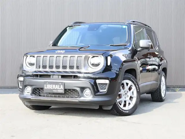 クライスラー・ジープ ジープ レネゲード リミテッド 静岡県 2019(平31)年 1.7万km ブラック 純正ナビ /フルセグTV /AppleCarPlay /バックカメラ /ACC LKA BSM /黒革シート /シートヒーター /ステアヒーター /前席パワーシート/LEDヘッドライト /コーナーセンサー /ETC /アイドリングストップ