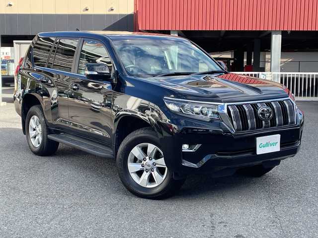 トヨタ ランドクルーザー プラド TX Lパッケージ 神奈川県 2021(令3)年 6.9万km アティチュードブラックマイカ ワンオーナー					/純正9インチメモリーナビ				/・DTV/BT/USB								/全方位カメラ	/クリアランスソナー/電動ムーンルーフ									/ブラックレザーシート/前席パワーシート					/前席シートヒーター/エアーシート					/ビルトインETC2.0					/ToyotaSafetySense					/・プリクラッシュセーフティ		/・レーンディパーチャーアラート/・ロードサインアシスト					/・オートマチックハイビーム					/ダウンヒルアシストコントロールシステム								/純正17インチAW				/オートライト					/純正LEDヘッドライト					/フロント/バックフォグ					/プッシュEgスタート/ストップ					/スマートキー×2/ターンランプ付オートリトラミラー/純正フロアマット/取扱説明書					/ナビ取扱説明書		/保証書付整備手帳