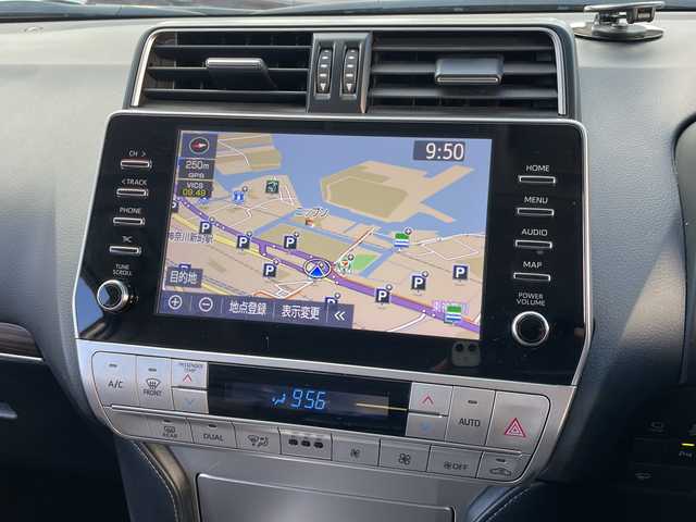 トヨタ ランドクルーザー プラド TX Lパッケージ 神奈川県 2021(令3)年 6.9万km アティチュードブラックマイカ ワンオーナー					/純正9インチメモリーナビ				/・DTV/BT/USB								/全方位カメラ	/クリアランスソナー/電動ムーンルーフ									/ブラックレザーシート/前席パワーシート					/前席シートヒーター/エアーシート					/ビルトインETC2.0					/ToyotaSafetySense					/・プリクラッシュセーフティ		/・レーンディパーチャーアラート/・ロードサインアシスト					/・オートマチックハイビーム					/ダウンヒルアシストコントロールシステム								/純正17インチAW				/オートライト					/純正LEDヘッドライト					/フロント/バックフォグ					/プッシュEgスタート/ストップ					/スマートキー×2/ターンランプ付オートリトラミラー/純正フロアマット/取扱説明書					/ナビ取扱説明書		/保証書付整備手帳