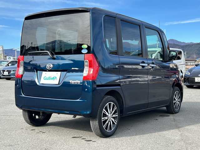 ダイハツ タント X VS SAⅢ 山梨県 2019(平31)年 4.7万km レーザーブルークリスタルシャイン 純正SDナビ　/全方位カメラ　/フルセグTV　/ETC /Bluetooth /前方ドラレコ　/ベンチシート　/純正フロアマット　/運転席シートヒーター　/両側パワースライドドア　/ABS　/横滑り防止装置　/オートライト