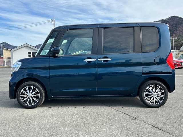 ダイハツ タント X VS SAⅢ 山梨県 2019(平31)年 4.7万km レーザーブルークリスタルシャイン 純正SDナビ　/全方位カメラ　/フルセグTV　/ETC /Bluetooth /前方ドラレコ　/ベンチシート　/純正フロアマット　/運転席シートヒーター　/両側パワースライドドア　/ABS　/横滑り防止装置　/オートライト