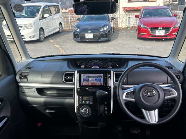 ダイハツ タント X VS SAⅢ 山梨県 2019(平31)年 4.7万km レーザーブルークリスタルシャイン 純正SDナビ　/全方位カメラ　/フルセグTV　/ETC /Bluetooth /前方ドラレコ　/ベンチシート　/純正フロアマット　/運転席シートヒーター　/両側パワースライドドア　/ABS　/横滑り防止装置　/オートライト